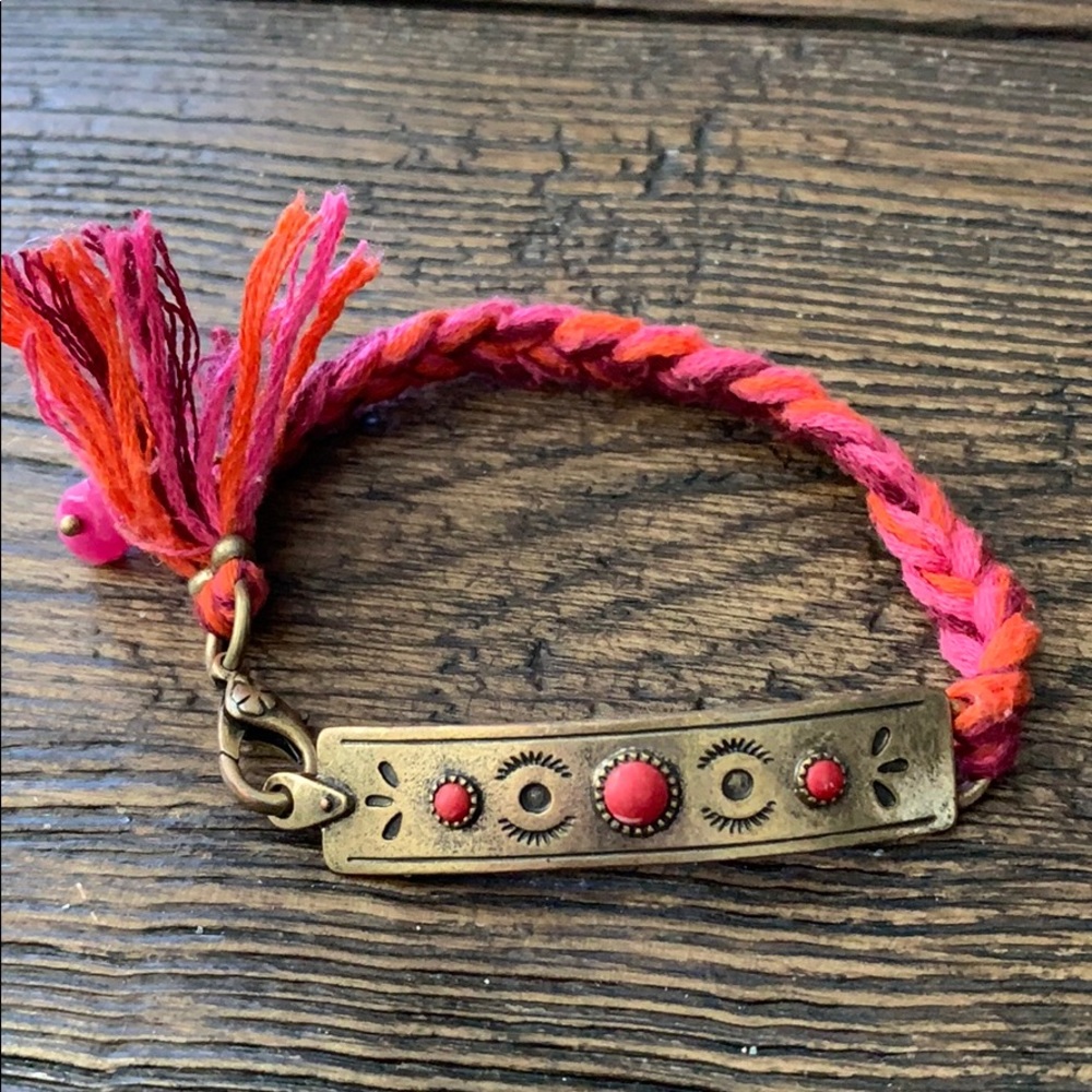 Lucky brand braided bracelet.